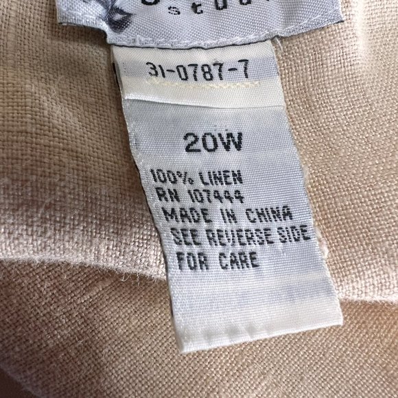 📌bridgewater Linen 6/8 Sun Yellow Pants with Pockets - Picture 13 of 14